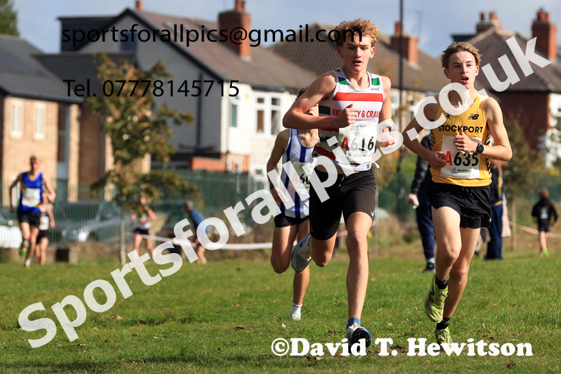 Boys Under-16s 2026 Northern Cross Country Relays, Graves Park, Sheffield. Photo: David T. Hewitson/Sports for All Pics